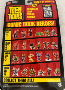 Teen Titans Go! Ban Dai 1.5" Super Hero Figurines Series 1 Page 4, Item 12304 NEW