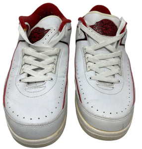 Nike Air Jordan 2 Low Retro 2004 White and Varsity Red Size 10.5