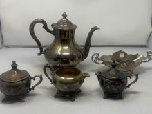 Load image into Gallery viewer, Reed and Barton Silver Plated Tea Set Teapot
