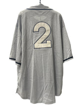 Load image into Gallery viewer, Jeter New York Team #2 Gray MLB Baseball Jersey 3XL DELF
