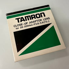 Load image into Gallery viewer, Tamron Close-Up Adaptor Lens
