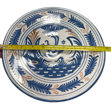 Load image into Gallery viewer, Guertes Talavera Plate Signed Spanish Ceramic Hanging Decor
