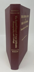 Book - The Central Desert of Baja California Demography and Ecology by Homer Aschmann 1967