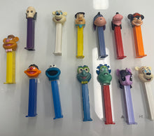 Load image into Gallery viewer, Lot of 13 Pez Dispensers - Disney, Sesame Street, My Little Pony, Flinstones, and More!
