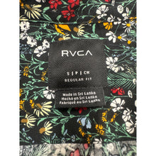 Load image into Gallery viewer, RVCA Botanical Flower Short Sleeve Button Down Small New
