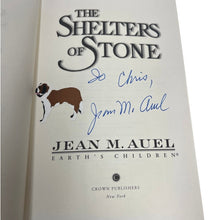 Load image into Gallery viewer, Signed Shelters of Stone Jean M Auel 1st Edition HC DJ 2002
