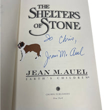 Load image into Gallery viewer, Signed Shelters of Stone Jean M Auel 1st Edition HC DJ 2002
