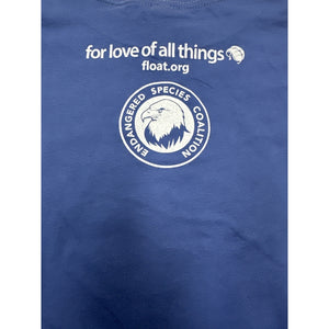 For Love of All Things Endangered Species Coalition Orca Shirt Long Sleeve Large