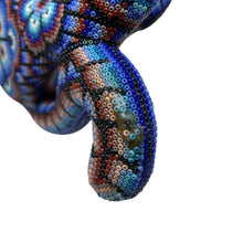 Load image into Gallery viewer, Mexican Huichol Bead Art Jaguar Tiger Folk Handmade
