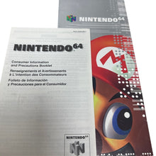 Load image into Gallery viewer, Nintendo 64 Console Bundle WORKS w/ Ridge Racer Game, Controller, Cords, Manual
