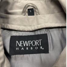 Load image into Gallery viewer, Newport Harbor Mens Large Beige Lightweight Zip Jacket
