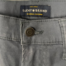 Load image into Gallery viewer, Lucky Brand 410 Athletic Slim Gray Pants Mens 34x30 Stretch
