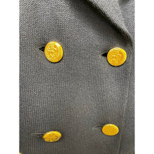Load image into Gallery viewer, St. John Women’s Navy Double Breasted Cardigan Size 8
