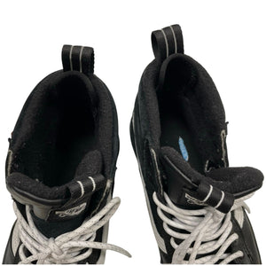 Vans Sk8-Hi High Top Black Glitter Suede Boots Size 6 / 7.5