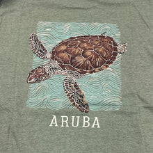 Load image into Gallery viewer, Sea Turtle Aruba Shirt Ocean Wildlife Vintage

