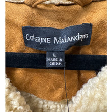 Load image into Gallery viewer, Catherine Malandrino Faux Fur Sherpa Coat Large
