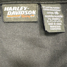 Load image into Gallery viewer, Harley Davidson Screamin Eagle Button Up Shirt Womens L Black Stretch Fitted
