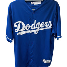 Load image into Gallery viewer, Vintage Majestic Dodgers Jersey Button Medium #23 Gonzalez
