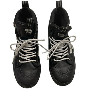 Vans Sk8-Hi High Top Black Glitter Suede Boots Size 6 / 7.5