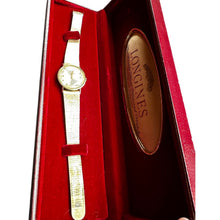 Load image into Gallery viewer, Vintage Longines Ladies 10K Gold Filled Watch Box Parts Repair Swiss
