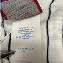 Load image into Gallery viewer, Vintage Anaheim Angels Majestic Jersey Youth L Fits Adult Small Pinstripe MLB
