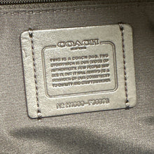 Load image into Gallery viewer, Coach Ava Tote F38878 Metallic Pebble Leather Snake Trim Zip Bag
