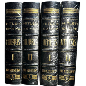 Easton Press Ian Kershaw Hitler Hubris Nemesis 4 Vol Leather Set NEW SEALED