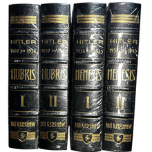 Load image into Gallery viewer, Easton Press Ian Kershaw Hitler Hubris Nemesis 4 Vol Leather Set NEW SEALED
