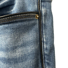 Load image into Gallery viewer, Frame Le High Skinny Leather Side Seam Piping Jeans Size 29
