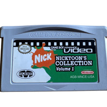 Load image into Gallery viewer, Nintendo Game Boy Advance Nicktoons Collection Vol 1 GBA Cartridge
