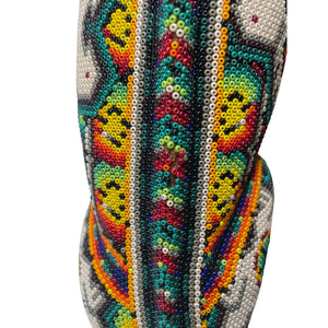 Mexican Huichol Beaded Art Iguana Folk