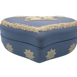Wedgwood Blue Jasperware Jewelry Box