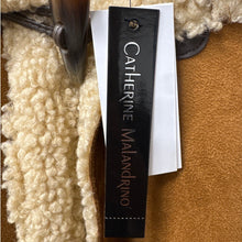 Load image into Gallery viewer, Catherine Malandrino Faux Fur Sherpa Coat Large
