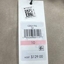 Load image into Gallery viewer, Calvin Klein Dress Size 10 Cream Tan Zip New

