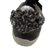 Load image into Gallery viewer, JOIE Darena Jeweled Embellished Suede Sneakers 7.5
