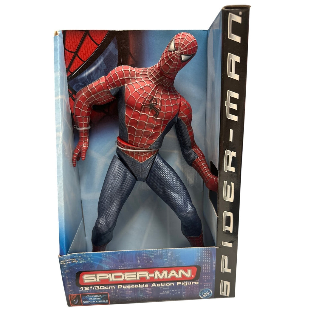 Vintage 2001 Toy Biz Spider-Man 12” Action Figure