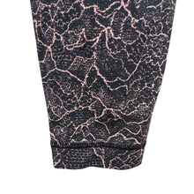 Load image into Gallery viewer, Lululemon Align Crop Lacescape Spanish Rose Black Yoga Pants Size 4
