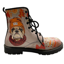 Load image into Gallery viewer, Groove Kicks Cool Bulldog Classic Vibe Women’s Boots 7 Vegan
