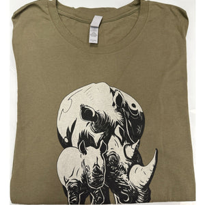 Rhinos Without Borders Shirt Protect Us Large Long Sleeve