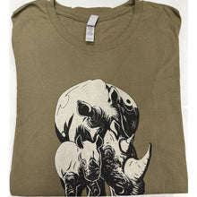 Load image into Gallery viewer, Rhinos Without Borders Protect Us Long Sleeve Shirt Large Rhino Tee
