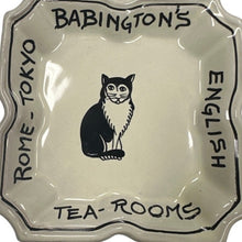 Load image into Gallery viewer, Vintage Babington’s English Tea Rooms Cat Ashtray Mari-Ec Deruta Italy Rome Tokyo
