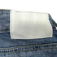 Load image into Gallery viewer, True Religion Starr Mid Rise Cropped Straight Distressed Jeans Women Size 29
