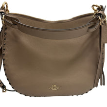 Load image into Gallery viewer, Coach Purse Handbag Sutton Hobo Scallop Rivets Style 76436
