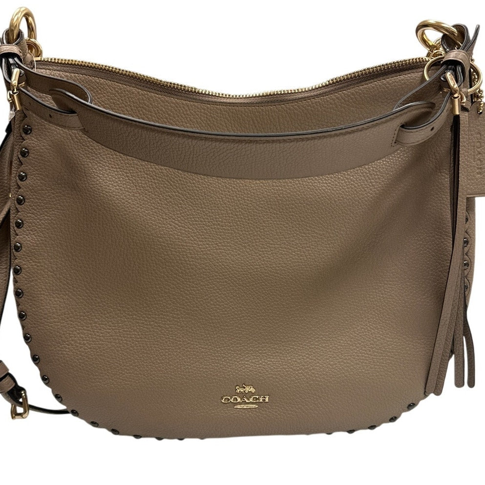 Coach Purse Handbag Sutton Hobo Scallop Rivets Style 76436
