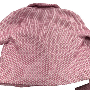 Show Me Your Mumu Pink Daisy Blazer Medium Waldorf Jacket Jacquard