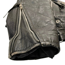 Load image into Gallery viewer, First Genuine Black Leather Jacket Harley Davidson Size 44
