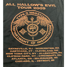 Load image into Gallery viewer, Type O Negative All Hallow’s Evil Tour 2009 Tee Dept. of Insanitation Design M
