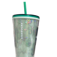 Load image into Gallery viewer, Starbucks 2022 Holiday Mint Winter Woodland Lace 24 Oz Tumbler
