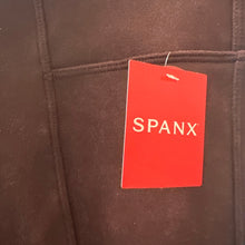 Load image into Gallery viewer, Spanx Faux Suede Leggings Women’s Medium Merlot/Burgundy NWT
