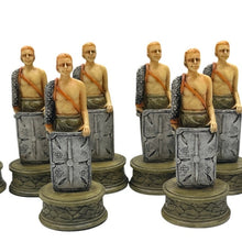 Load image into Gallery viewer, Vintage 2001 The Chessmen Roman Empire Chess Pieces Complete 32pc No Board
